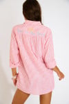Oranje gestreepte damesblouse KNIGHT VARKALA - 2