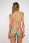 LINDOSTORA PALMBAY Lime green two-piece swimsuit
