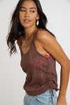 Canotta traforata marrone MAALO BEACHSOUL - 4