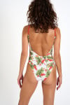 Traje de baño de una pieza floral MILLER KAELUA