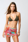 MIRADA BODEGATUL short printed beach skirt - 1