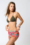 MIRADA BODEGATUL short printed beach skirt - 4