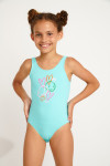 Maillot de bain 1 pièce bleu M BALOO DRAWING - 2