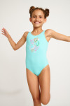 Maillot de bain 1 pièce bleu M BALOO DRAWING - 6