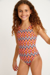Traje de baño de una pieza naranja M BALOO EXOTIC