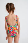 Maillot de bain 1 pièce imprimé rouge fille M BALOO KAILEIA - 6