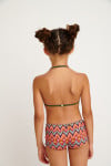 Bikini estampado naranja para niña M BEAR EXOTIC