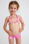 Bikini lila con flores para niña M BEAR TROPICALIA