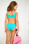 M CARTOON POPCORN Caribisch blauwe bikini voor meisjes - 2