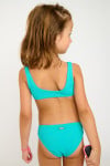 M CARTOON POPCORN Caribisch blauwe bikini voor meisjes - 6