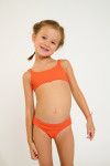 Bikini naranja para niña M CARTOON POPCORN