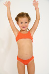 Bikini naranja para niña M CARTOON POPCORN