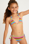 Multicolor 2-delig bikini voor meisjes M PAWN LOMARICA