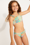 Costume da bagno 2 pezzi turchese per bambina M PEANUTS JAIPUR