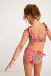 M PEANUTS JAIPUR pink printed 2 pieces swimsuit for girl