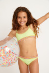 Traje de baño de dos piezas verde manzana para niña M PORTO FRUITDALE