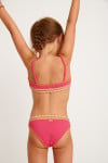 Costume da bagno a due pezzi rosa lampone per bambina M PORTO FRUITDALE
