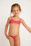 Costume da bagno a due pezzi rosa lampone per bambina M PORTO FRUITDALE