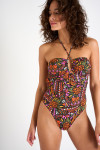 NIPONO TRIBAL one-piece tribal print swimsuit - 1
