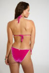 NUCOMASSA NEOSUN fuchsia velvet two-piece swimsuit - 2