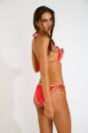 NUCOMASSA NEOSUN orange velvet two-piece swimsuit - 6
