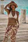 OKEAH SARONG Burgundy pants