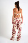 OKEAH SARONG Burgundy pants