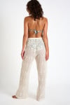 OSMOZE BEACHSOUL off-white openwork beach trousers - 2