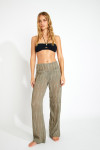 OSMOZE BEACHSOUL khaki openwork beach trousers - 3