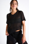 Maglietta traforata nera PAIGES BEACHSOUL - 4