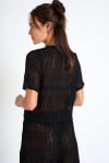 Maglietta traforata nera PAIGES BEACHSOUL - 5