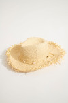 Sombrero de paja crudo adornado con conchas RESEDO HESPERIA - 1