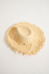 Sombrero de paja crudo adornado con conchas RESEDO HESPERIA - 2