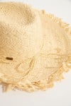 Sombrero de paja crudo adornado con conchas RESEDO HESPERIA - 4
