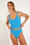 TIAMO & MANHA POPCORN blue tankini swimsuit - 3
