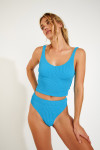 TIAMO & MANHA POPCORN blue tankini swimsuit - 5