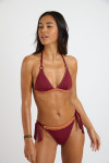 WAKOMADIA SOLANY Burgundy two-piece swimsuit