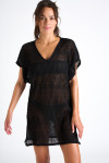 Robe de plage ajourée noir ZINIA BEACHSOUL