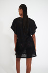Robe de plage ajourée noir ZINIA BEACHSOUL