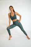 Leggings sportivi blu AETO WELLCORE - 4