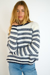 Maglione a righe écru AMIAH JANESVILLE - 1