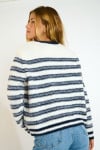 Maglione a righe écru AMIAH JANESVILLE - 5