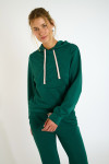 Felpa con cappuccio verde ANDY BAYJOY - 1