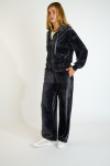 Pantaloni jogger in velluto grigi BOREAL SEACHIC - 4