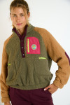 BREW SKIWAX Khaki Fleece Sweatshirt - 4