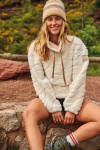 CHIMNEY CALGARY fleece sweatshirt ecru - 1