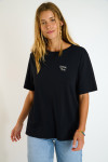 T-shirt a maniche corte nera CRISP URBANA - 2