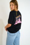 T-shirt a maniche corte nera CRISP URBANA - 4