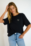 T-shirt a maniche corte nera CRISP URBANA - 6