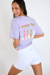 CRISP URBANA Lilac Short Sleeve T-shirt - 1